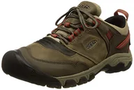 Buty trekkingowe męskie - KEEN Męskie buty trekkingowe Ridge Flex, Ketchup Timberwolf, 47.5 EU - miniaturka - grafika 1