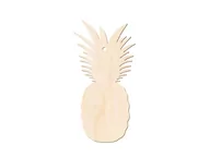 Dekoracje domu - Congee.pl Drewniana dekoracja zawieszka Ananas - 1 szt. DSZ-001 - miniaturka - grafika 1