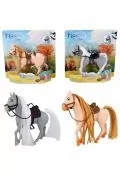 Figurki dla dzieci - koń z siodłem mix - miniaturka - grafika 1