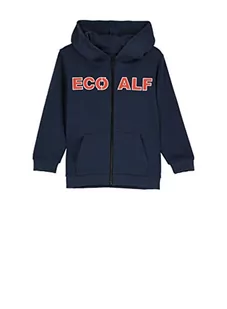 ECOALF, Bluza dziecięca Islalf, Bawełna, Tkanina z recyklingu, Bluza dziecięca z zamkiem błyskawicznym, Niebieski Indygo, 10 lat - Bluzy dla dziewczynek - miniaturka - grafika 1