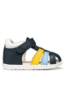 Buty dla chłopców - Geox Sandały B Sandal Macchia Boy B254VA 08554 C4229 Granatowy - miniaturka - grafika 1