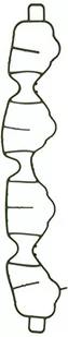 ELRING Uszczelka, kolektor dolotowy 504.260 - Układ wydechowy - akcesoria - miniaturka - grafika 1