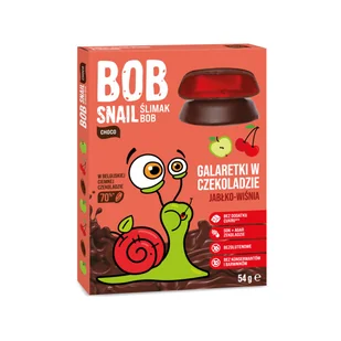 Bob Snail Galaretka Jabłko-Wiśnia W Czekoladzie 54 G - Przekąski dla dzieci - miniaturka - grafika 1