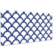 Podkładki na biurko - Mata ochronna na biurko Wzór rybia łuska 100x50 cm, Dywanomat - miniaturka - grafika 1