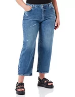 Spodnie damskie - Sisley Jeansy damskie, Niebieski Denim 901, 31 - miniaturka - grafika 1