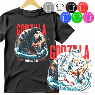 KOSZULKA DZIECIĘCA T-SHIRT - GODZILLA MECHAZILLA ELON - M 134-140 - Moda i Uroda OUTLET - miniaturka - grafika 1
