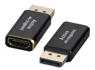 Adaptery i przejściówki - EFB Elektronik EB484-4K60 zmieniacz płci / kabli DisplayPort HDMI Czarny - miniaturka - grafika 1