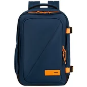 Plecaki - Plecak kabinowy AMERICAN TOURISTER Take2Cabin S Granatowo-pomarańczowy (Ryanair) - miniaturka - grafika 1