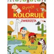 Książki edukacyjne - Rysuję i koloruję Zwierzęta - Floreale M., Cianetti R. il. - miniaturka - grafika 1