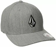 Czapki męskie - Volcom Czapka męska Full Stone Xfit D5511105BLK szary Grey Vintage 58-60 - miniaturka - grafika 1