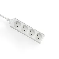 Listwy zasilające - Inny Producent Przedłużacz 4 gniazda1,5m/2m z uziemieniem - miniaturka - grafika 1