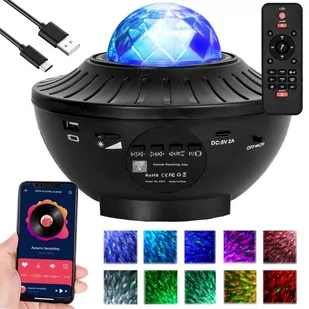 Lampa nocna projektor gwiazd - Lampy stojące - miniaturka - grafika 1