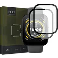 Akcesoria do smartwatchy - Szkło hybrydowe HOFI Hybrid Pro+ do Amazfit Bip 5 Czarny (2 szt.) - miniaturka - grafika 1