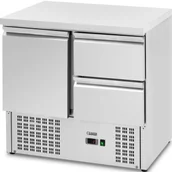 Stoły gastronomiczne - Stół chłodniczy z blatem roboczym 1 komora 2 szuflady 2-10 C 230 l 235 W - miniaturka - grafika 1