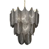 Lampy ogrodowe - Eurofirany Lampa wisząca sufitowa Meli 50x150 grafitowa - miniaturka - grafika 1