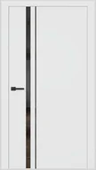 Drzwi wewnętrzne - Dre Drzwi Wewnętrzne Bezprzylgowe Z Szybą City Mat 3 Biała Mat - miniaturka - grafika 1