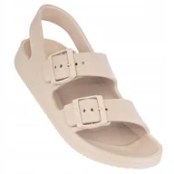 Sandały damskie - Sandały Damskie BIG STAR Beżowe Buty Wsuwane BARDZO LEKKIE Wygodne Lato 36 - miniaturka - grafika 1