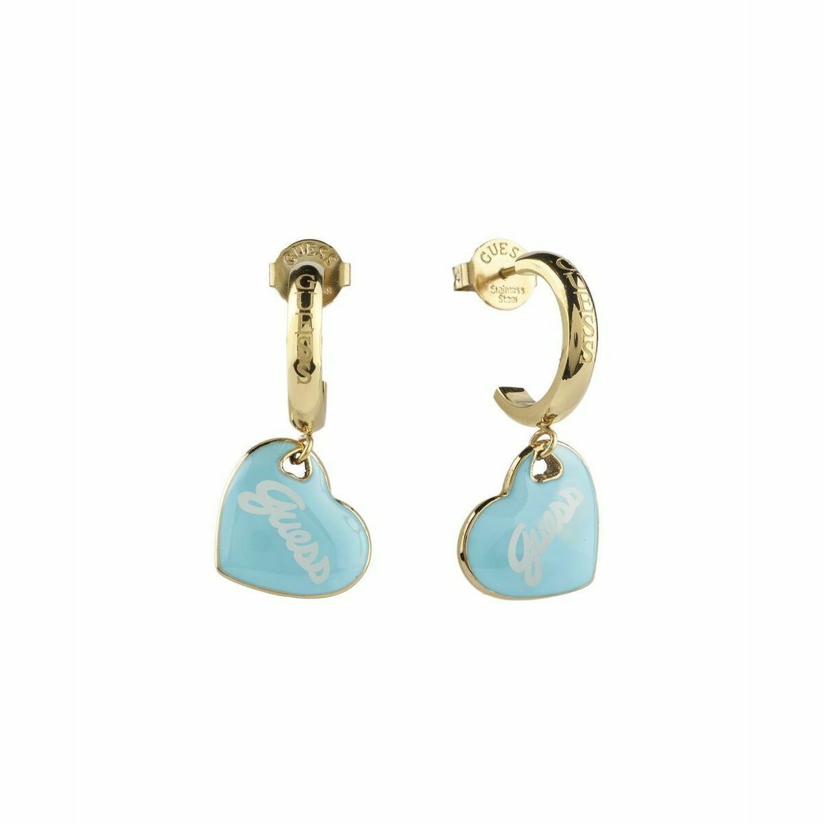 Kolczyki Damskie Guess JUBE05151JWRH 1 cm