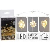 Oświetlenie świąteczne - Łańcuch świetlny Micro LED 20 ciepły biały - miniaturka - grafika 1