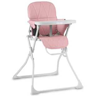 Ricokids Nuco biały + różowy - Krzesełka do karmienia - miniaturka - grafika 1