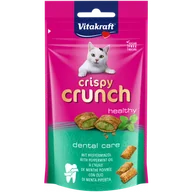 Suplementy i witaminy dla kotów - Vitakraft Crispy Crunch Dental 60G - miniaturka - grafika 1