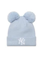 Czapki dla dzieci - New Era Czapka Child Double Pom Se 60565307 Błękitny - miniaturka - grafika 1