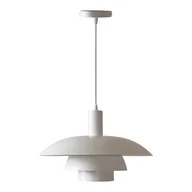 Lampy sufitowe - Ferro lampa wisząca 1xE27 biała ML1048 - miniaturka - grafika 1