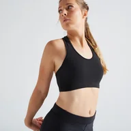 Bielizna sportowa damska - Stanik fitness cardio Domyos 100 - miniaturka - grafika 1