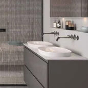 Umywalki - RAK Ceramics Variant Umywalka wpuszczana 60x36 cm biały połysk VARDI36000AWHA - odbiór osobisty: Kraków, Warszawa - miniaturka - grafika 1