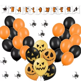 Zestaw girlanda i balony halloween - Halloween - miniaturka - grafika 1