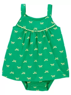 carter's Rampers w kolorze zielonym - Pajacyki dla niemowląt - miniaturka - grafika 1