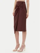 Spódnice - Rinascimento Spódnica midi CFC0123489003 Brązowy Regular Fit - miniaturka - grafika 1