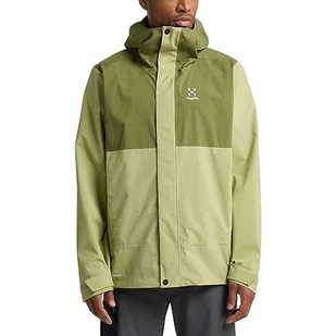 Haglöfs 606050_4WY KOYAL PROOF Męska kurtka THYME GREEN/OLIVE Green, rozmiar S - Kurtki męskie - miniaturka - grafika 1