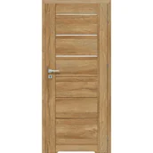 Drzwi wewnętrzne - Drzwi wewnętrzne łazienkowe Tabas Dąb Grenada 60 prawe - miniaturka - grafika 1