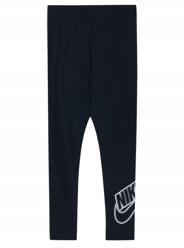 Nike Sportswear Legginsy Dziewczęce Czarne DD6278-010 Rozmiar S 128-137 cm