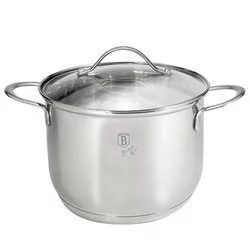 Berlinger Haus Garnek z pokrywką 22 cm ze stali nierdzewnej 5,8 L BH-6284 BH-6284 - Garnki - miniaturka - grafika 1
