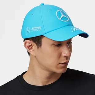Czapka męska baseballowa niebieska George Russell Mercedes AMG F1 2023 - Baseball, krykiet, palant - miniaturka - grafika 6
