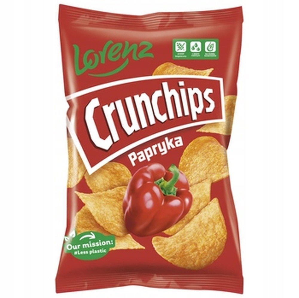 Chipsy Crunchips o smaku papryki 130 g