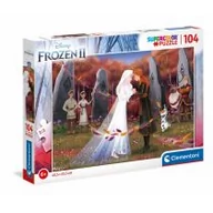 Puzzle - Clementoni Puzzle 104el Kraina Lodu 2 Frozen II 25719 - miniaturka - grafika 1