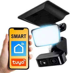 Kamera Wifi Solarna Z Bateriami Lampa Led Smart Life Tuya Spacetronik Sl-C62 - Kamery IP - miniaturka - grafika 1