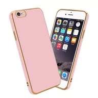 Etui i futerały do telefonów - Pokrowiec Do Apple iPhone 6 PLUS / 6S PLUS Etui w Glossy Róż - Złoto TPU Silikonowe Obudowa Case Cover Cadorabo - miniaturka - grafika 1
