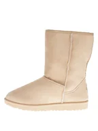 Botki damskie - Blackfield Botki zimowe "Joy" w kolorze beżowym - miniaturka - grafika 1