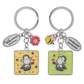 Koszulki i topy damskie - Sheepworld 47011 dwój, pszczoła, zawieszka z charmsami, stop cynku, żelazo, metal, wielokolorowa, długość 8,3 cm - miniaturka - grafika 1