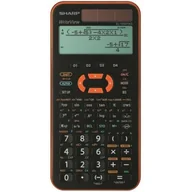 Kalkulatory - SHARP El-W531 XG-YR szkolny kalkulator naukowy, WriteView power z wyświetlaczem, Metaliczny kolor pomarańczowy, sek i & II; 335 funkcji, Twin 4974019029962 - miniaturka - grafika 1