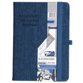 Kalendarze - Kalendarz pedagoga 2025/26 B6 tyg. Salsa perłowy - miniaturka - grafika 1