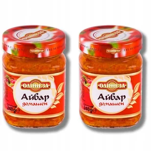 Ajvar Olinesa Łagodny Bułgarski - Duże kawałki warzyw 250g - Pasztet i przetwory mięsne - miniaturka - grafika 1