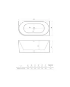 Wanny - Lavita Caldera Wanna wolnostojąca przyścienna 160x75 cm narożna lewa biały połysk 5900378333753 - miniaturka - grafika 1