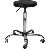 Krzesła i taborety kosmetyczne - Taboret Płaski Ayala H-3 wysokość: Wysoki - miniaturka - grafika 1