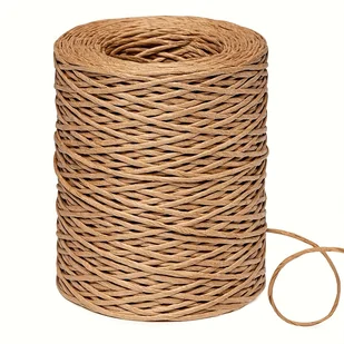 TEMU 1.5mm/2mm drut z papieru , łatwy do cięcia sznur do wiązania kwiatów, odpowiedni do rękodzieła artystycznego DIY i dekoracji ślubnych - Rękodzieło - miniaturka - grafika 1