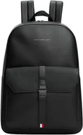 Plecaki - Tommy Hilfiger Plecak męski TH FUNDATION AM0AM13476 plecak, czarny (czarny), OS, czarny (czarny), rozmiar uniwersalny - miniaturka - grafika 1